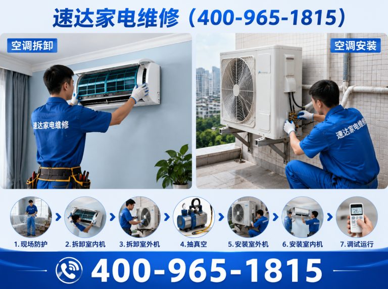 抚顺空调拆装展示图