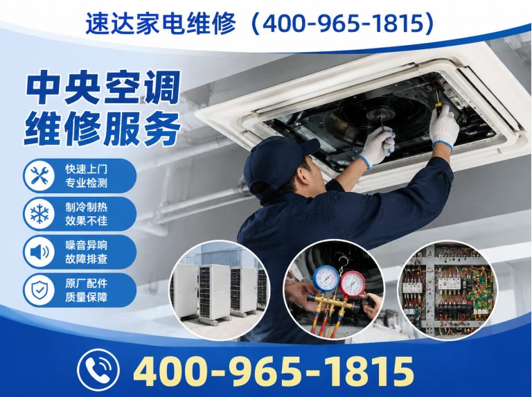 抚顺中央空调维修展示图